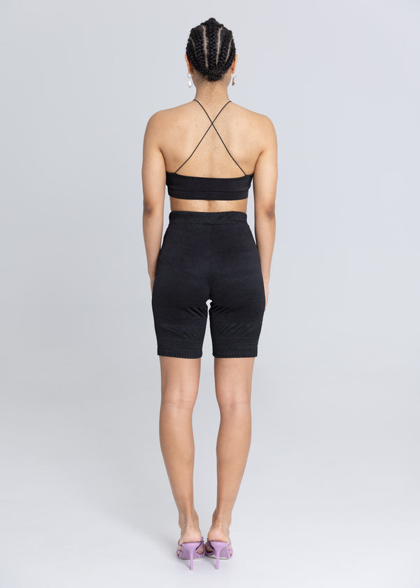 Ruffle Pleated Cycling Short | Naive Concept Store.