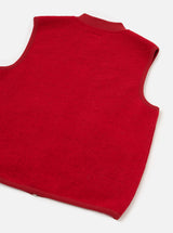 Zip Waistcoat Wool Fleece.