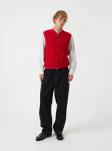 Zip Waistcoat Wool Fleece.