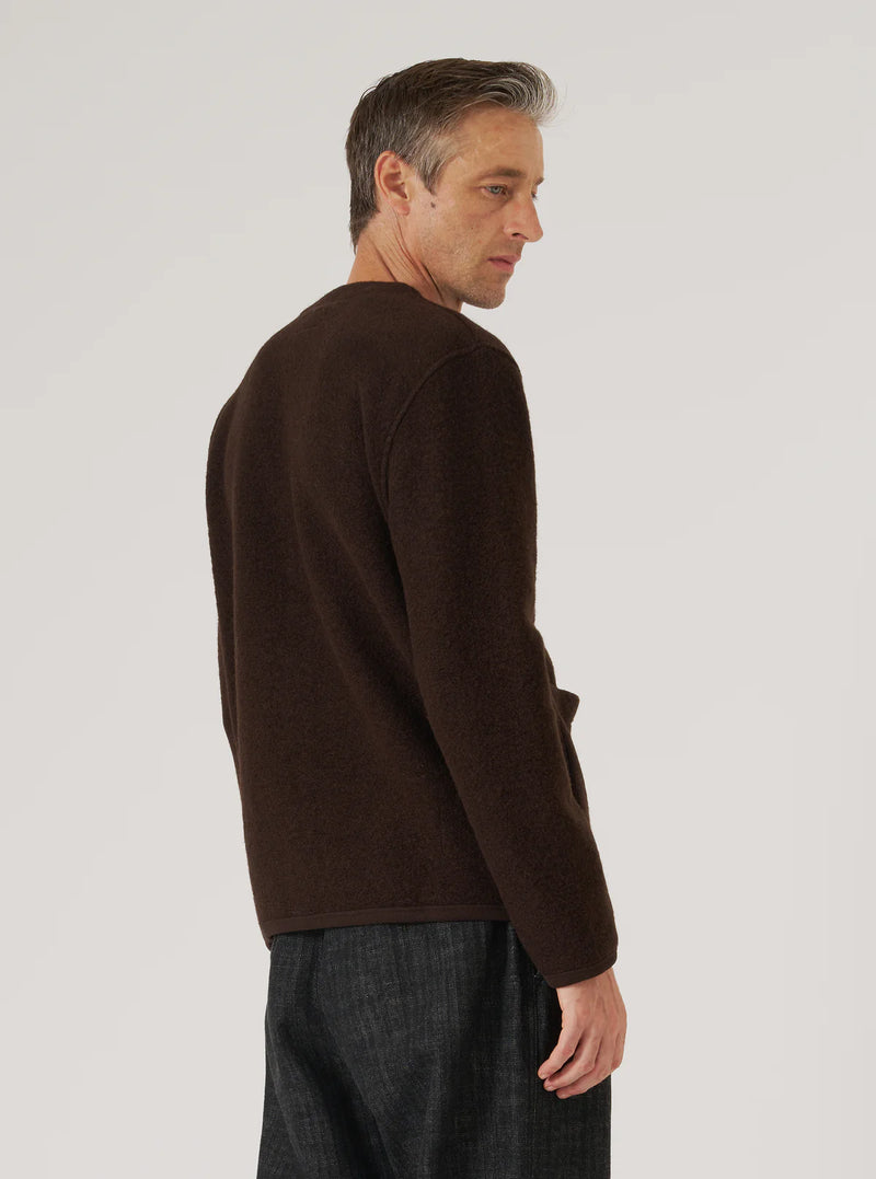 Cardigan Wool Fleece