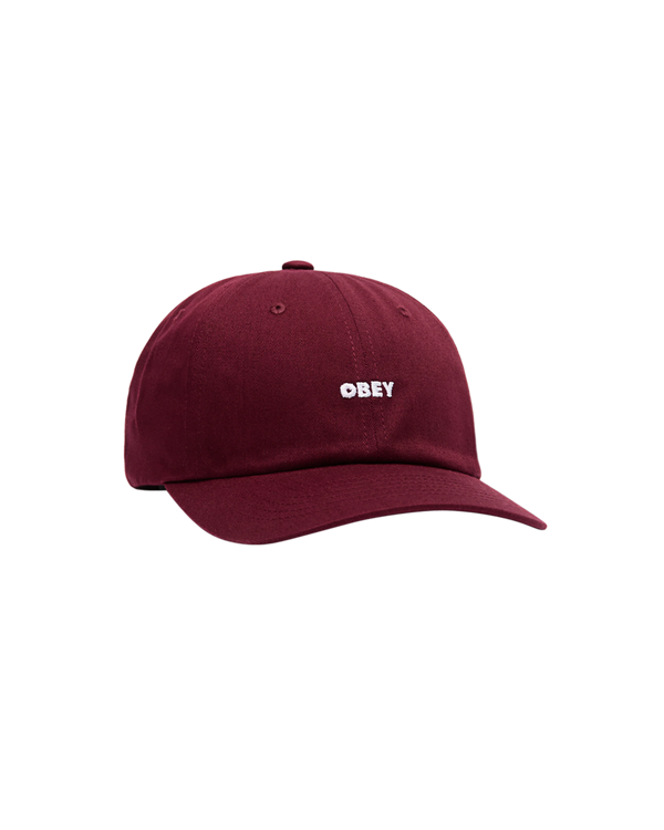 Obey bold curve strapback