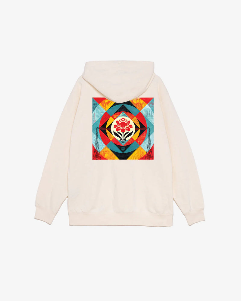 Geometric Power Canvas Fleece