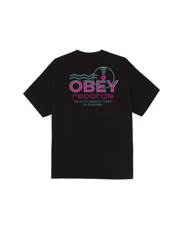 Obey Records Sounds Waves Tee