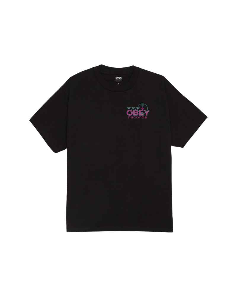 Obey Records Sounds Waves Tee