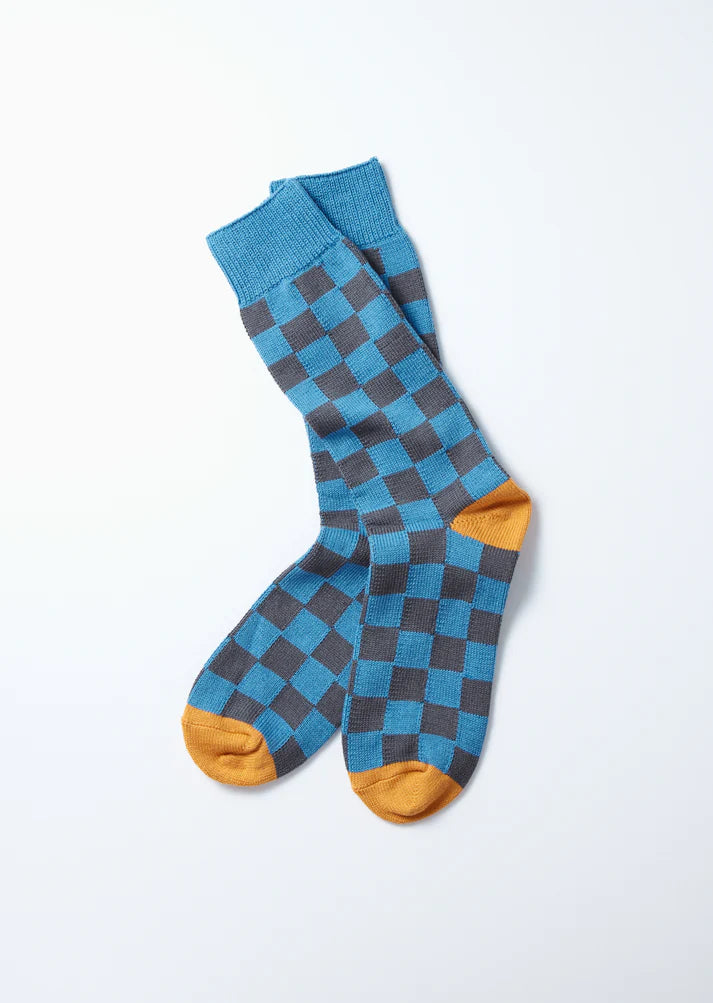 Checkerboard Crew Sock