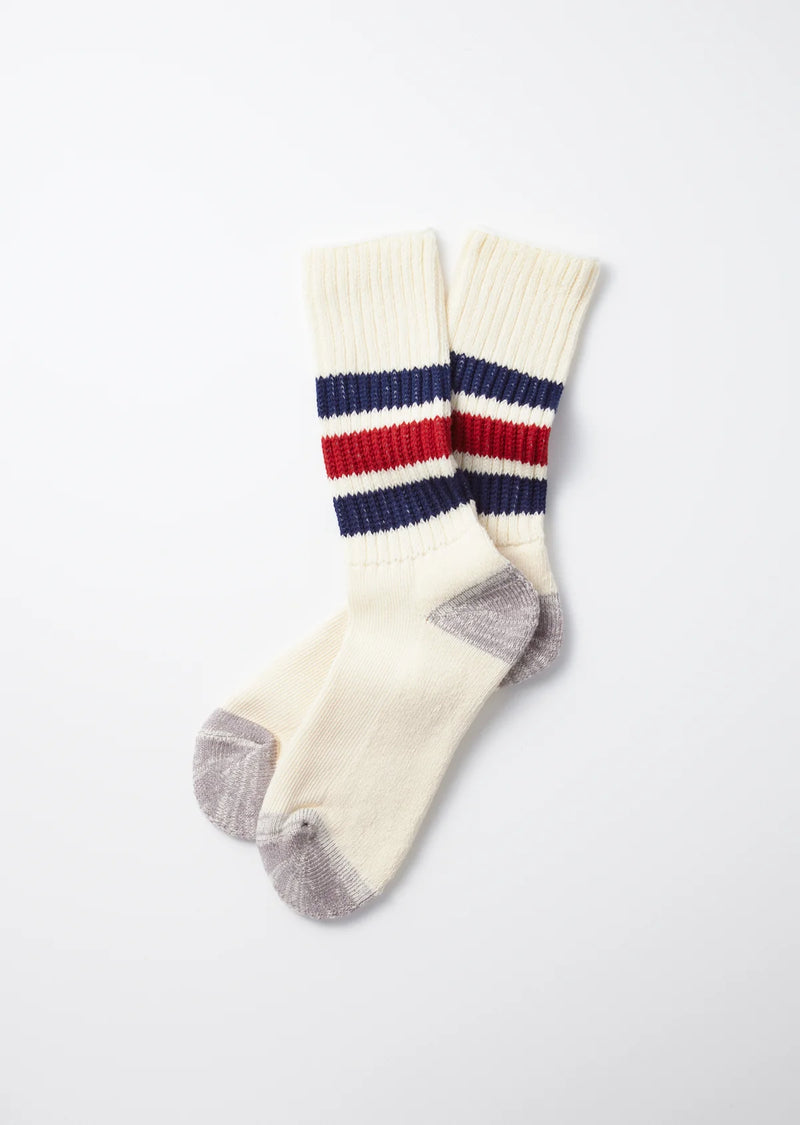 Rototo coarse ribbed old school sock