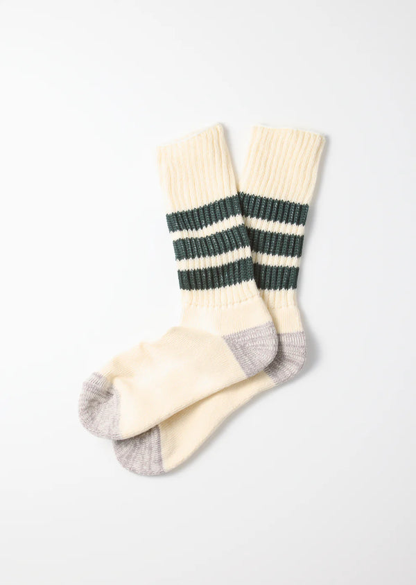 Rototo Coarse Ribbed Old School Sock