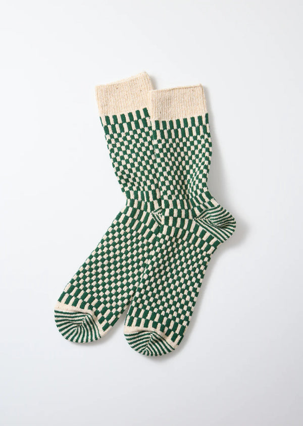 Checkerboard Pattern Socks