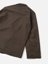 Two botton jacket recycled tweed.