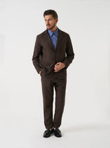 Two botton jacket recycled tweed.
