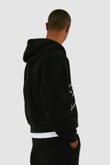 Flower Logo Zip Hoodie