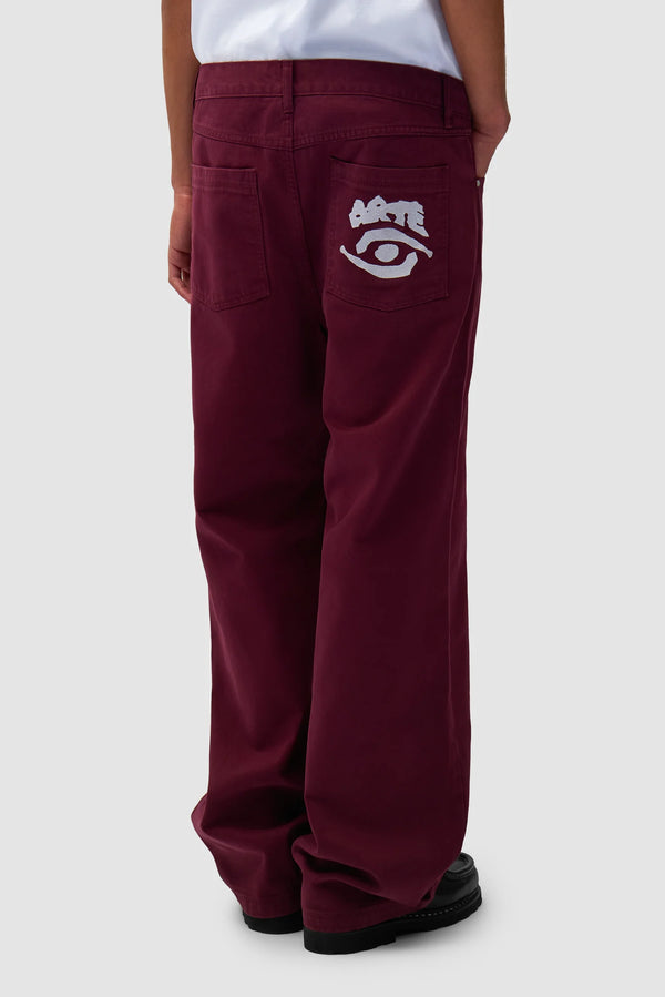 Back Pocket Graphic Pants