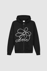 Flower Logo Zip Hoodie