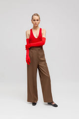 Pantalone wide leg