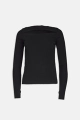 Top in maglia con cut-out