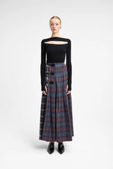 Top in maglia con cut-out