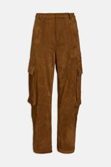 Pantalone baloon in alcantara