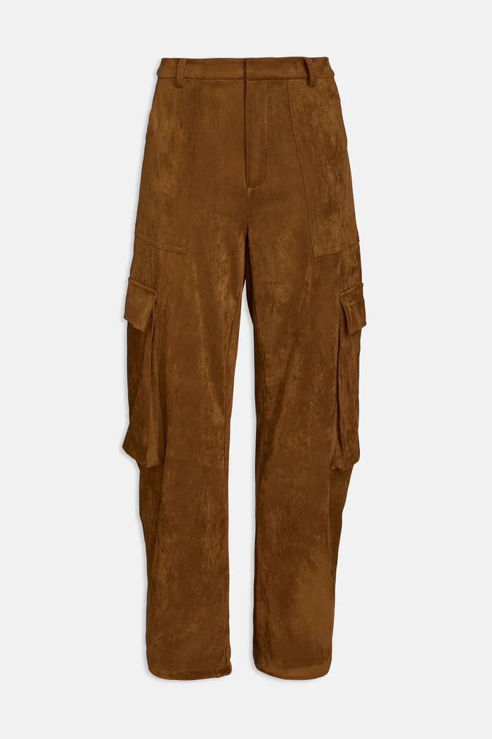 Pantalone baloon in alcantara