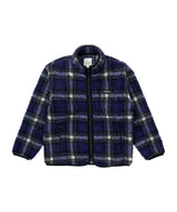 Shadow Plaid Sherpa Jacket