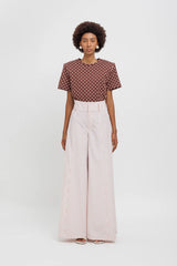 Pantagonna in popeline rigato