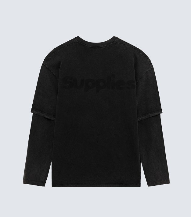 T-shirt doppia manica con Logo