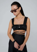 Satin Strapped Top | Naive Concept Store.