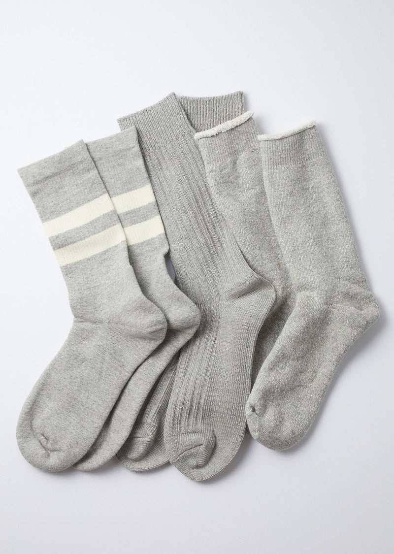 Rototo Organic Cotton Special Trio Socks | Naive Concept Store.
