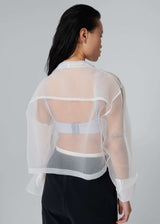 Organza Cropped Shirt | Naive Concept Store.