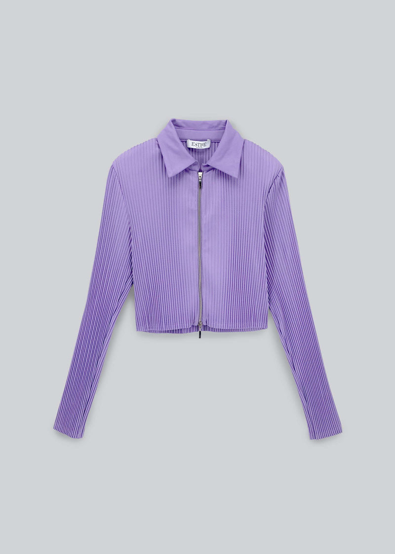 Pleated Cropped Shirt | Naive Concept Store.