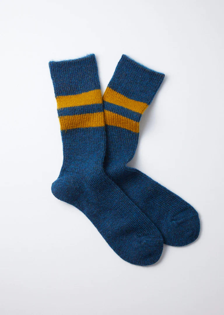 Brushed Mohair Crew socks